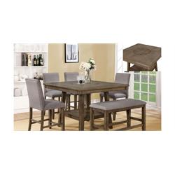 Manning 6-Piece Dining Brown Finish w/Bench  2231T-4272-6 Image