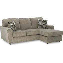 Cascilla Sofa Left Side Facing Chaise Pewter  2680518 Image